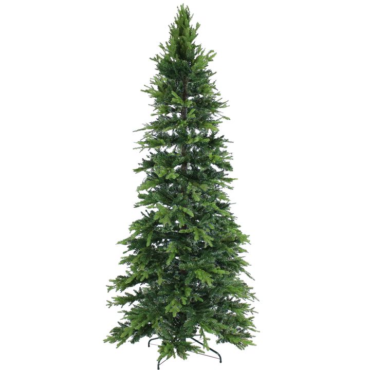 Sunnydaze Slim and Stately Indoor Unlit Artificial Christmas Tree - 8 ft