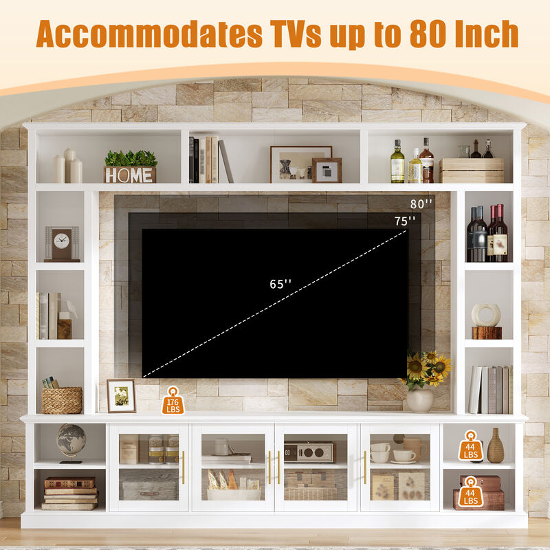 TATEUS Entertainment Center Wall image number 6