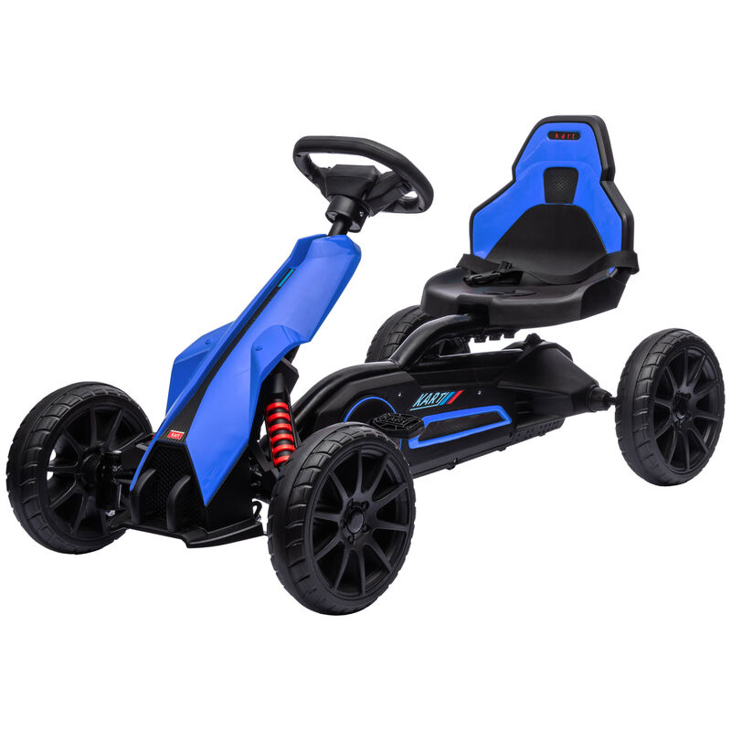 BreeBe Kids Pedal Go Kart W/ Adjustable Seat, Swing Axle image number 0