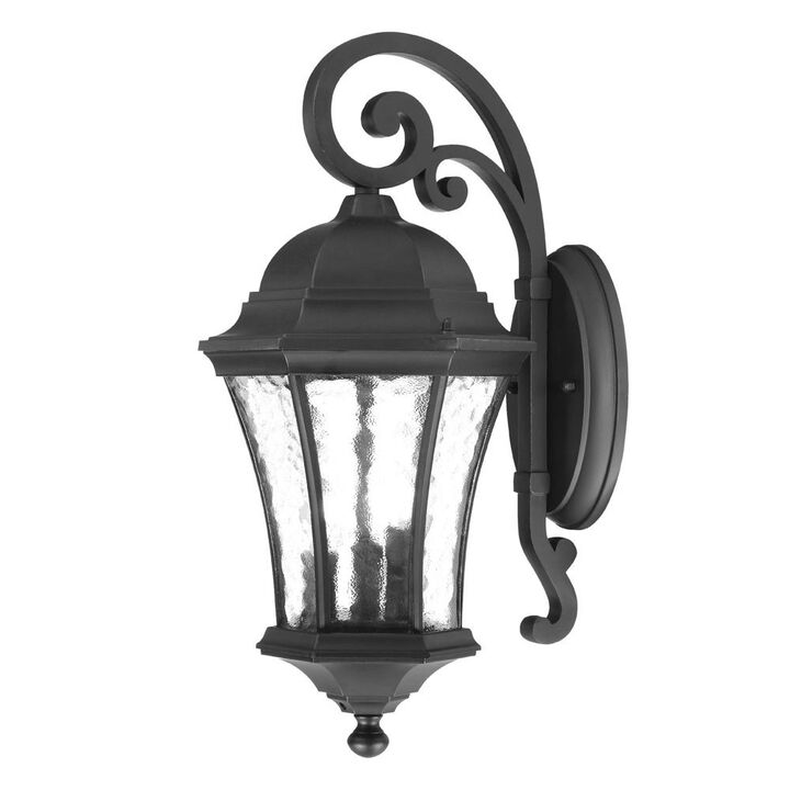 Tapered Hanging Lantern Wall Light for Outdoor Porch or Entryway