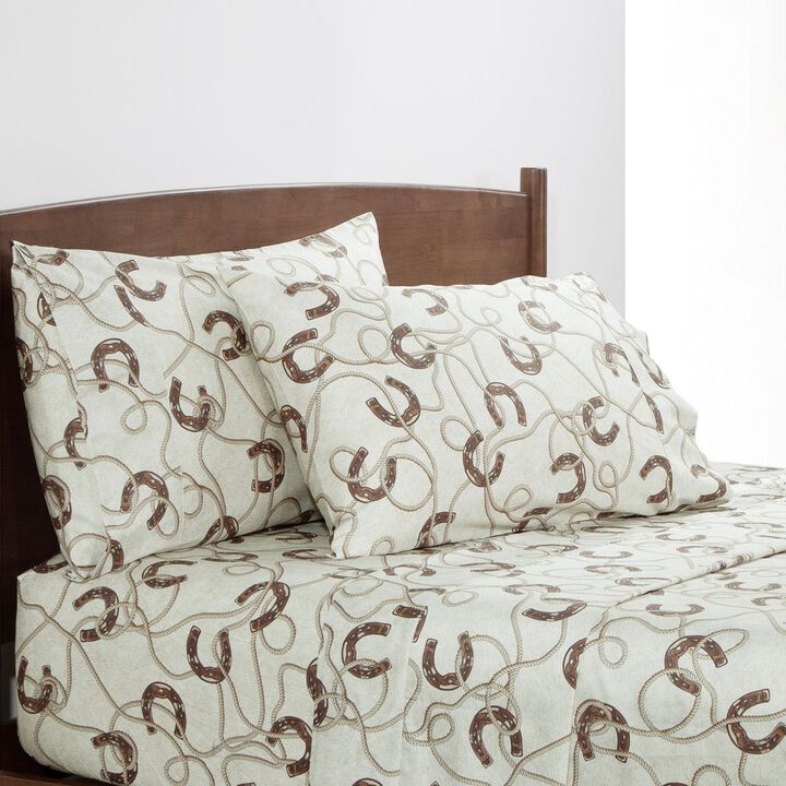 Pierre Equestrian King Sheet Set