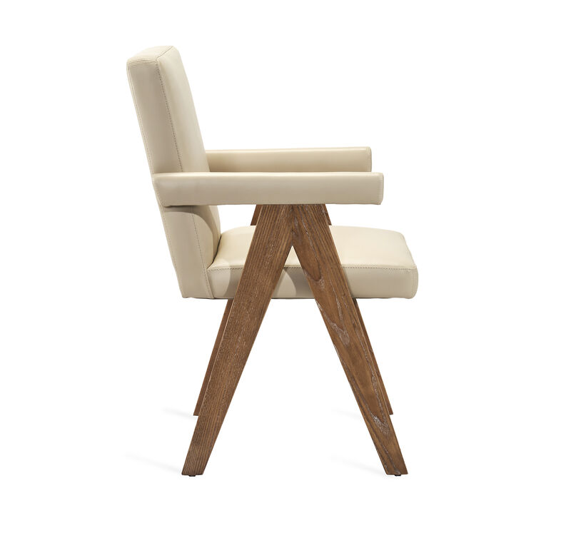 Julian Arm Chair - Cream Latte image number 3