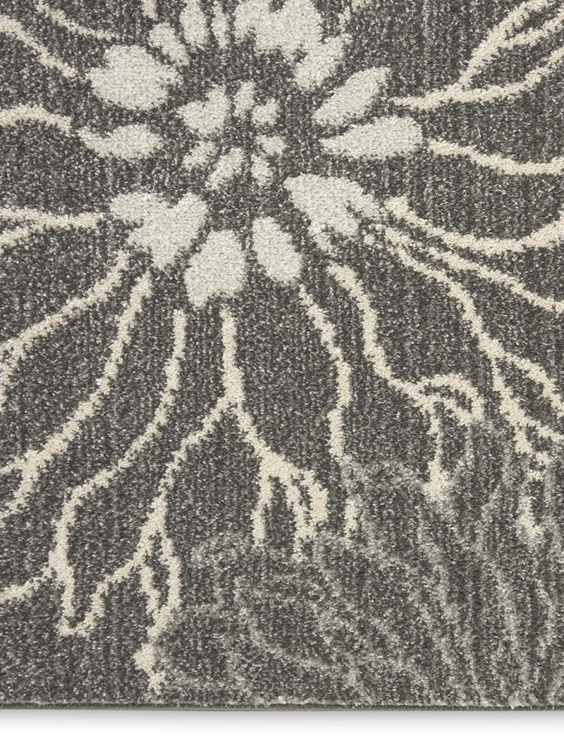 Passion PSN17 Chracoal/Blue 2'2" x 10' Rug image number 3