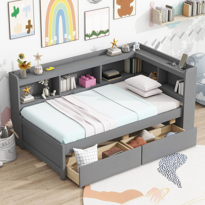 Doxtbe  Bookcases Bed