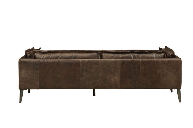 Porchester Sofa in Distress Chocolate Top Grain Leather