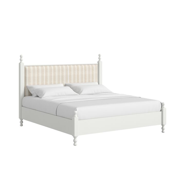 Haven Upholstered Finial Bed