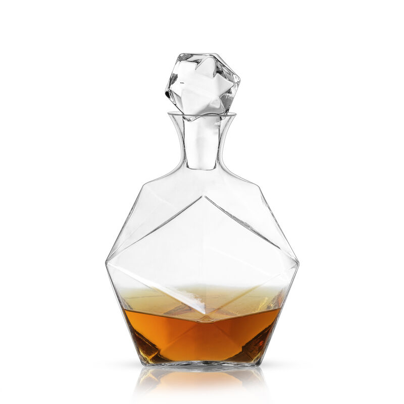 Seneca Faceted Crystal Liquor Decanter