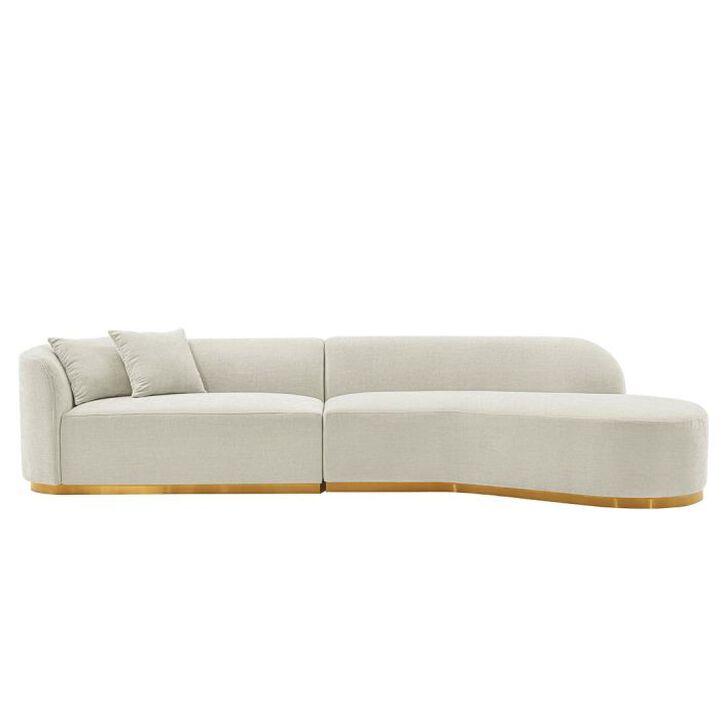 Daria Ivory Sofa Sectional