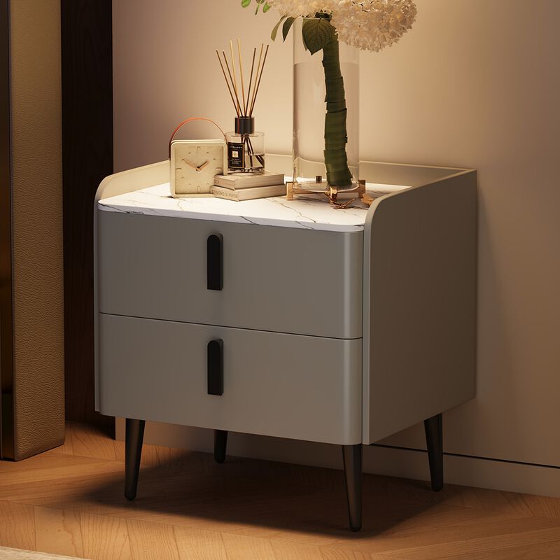 Merax Nightstand with 2 Drawers