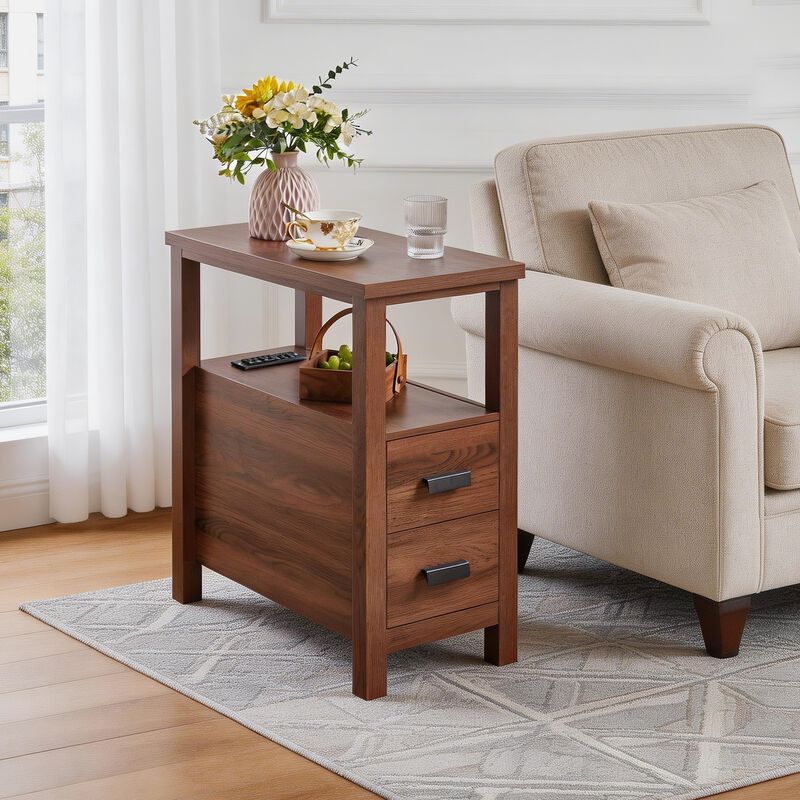 Pokreb Compact Rustic Nightstand image number 2