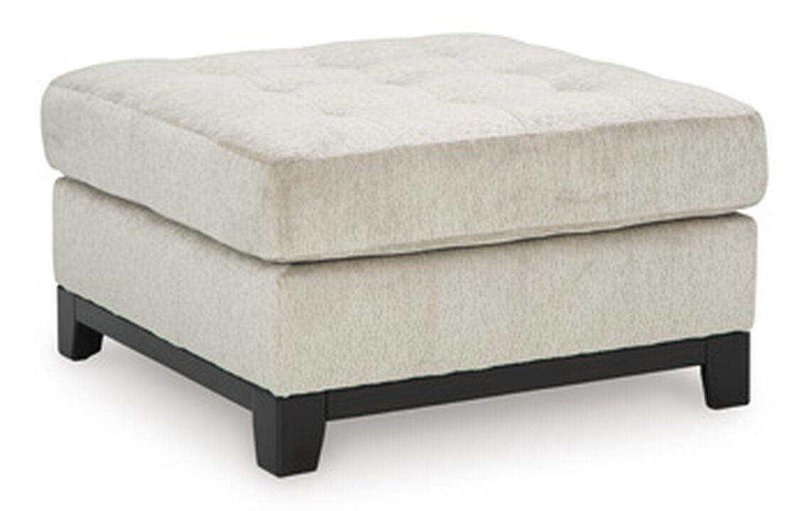 Maxon Place Oversized Accent Ottoman- Beige