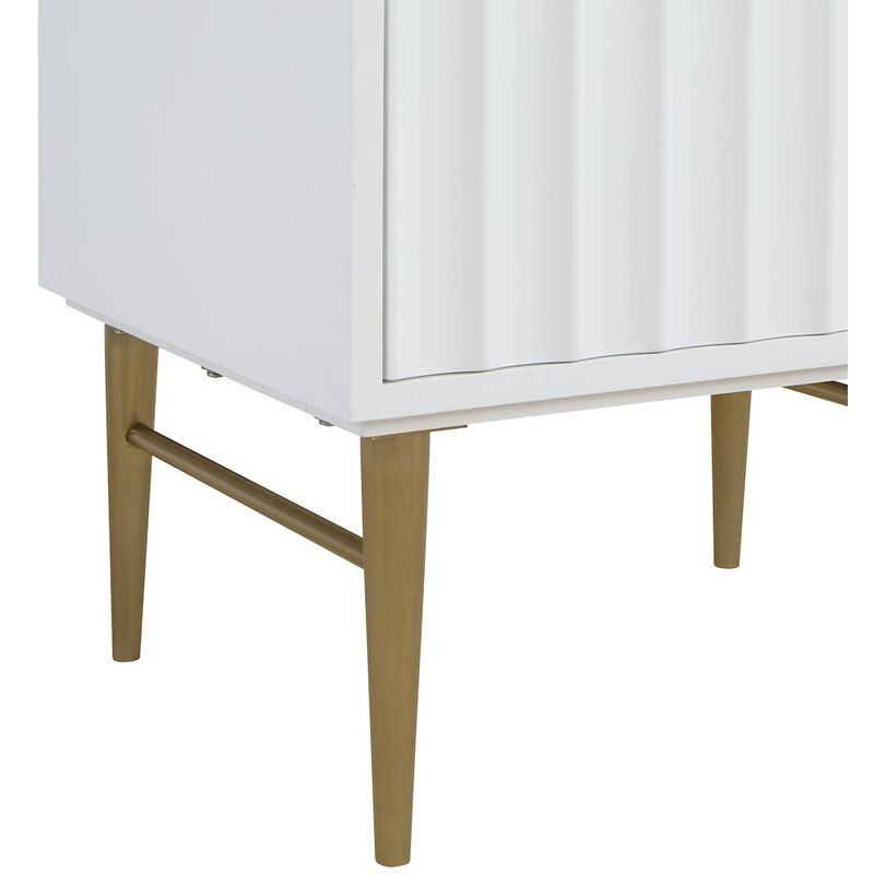 Meridian Furniture Modernist White Bathroom Vanity