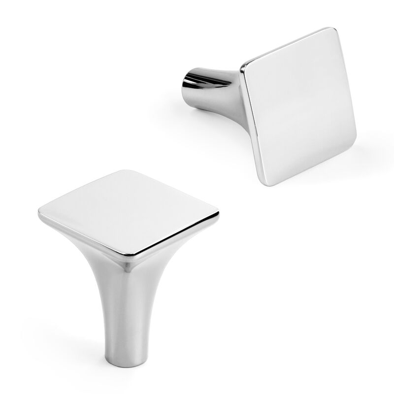 Hestia Hardware 10 Pack Modern Flat Square Cabinet Knobs image number 0