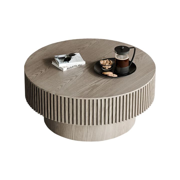 Round coffee table