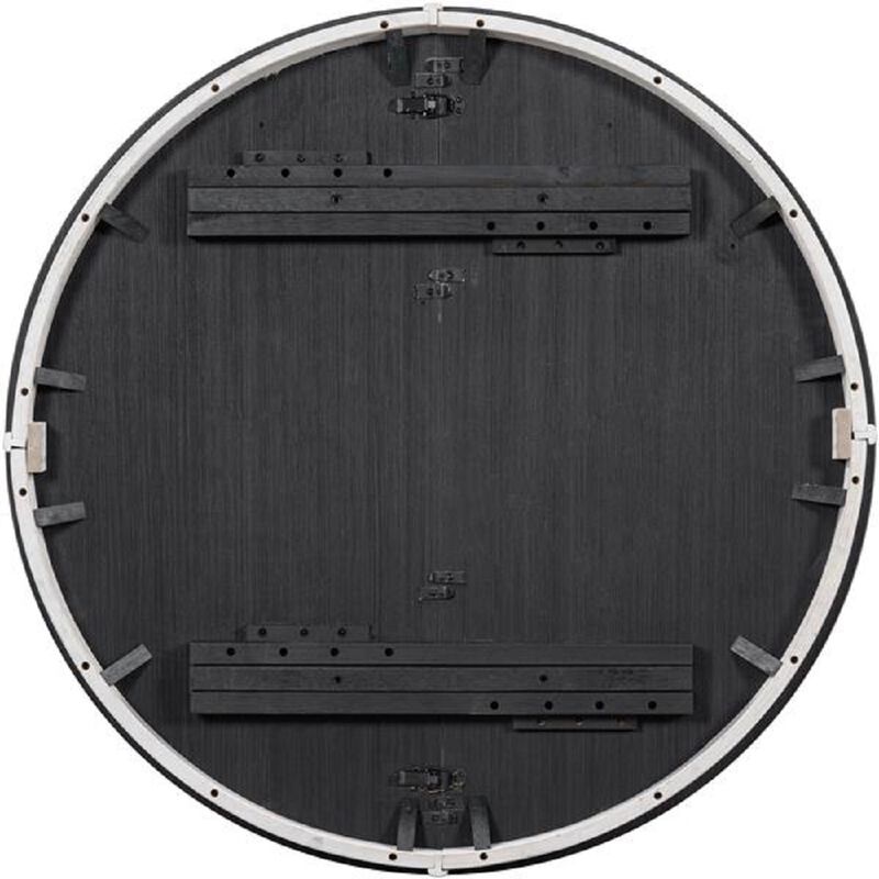 Wooden Round Extendable Dining Table, Farmhouse Kitchen Table