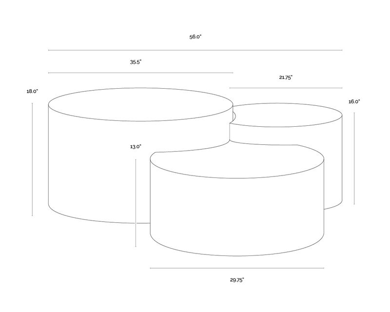 Neo Coffee Tables (Set Of 3)
