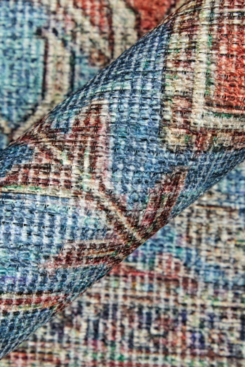 Percy 39AHF Blue/Rust 7'10" x 9'10" Rug image number 8