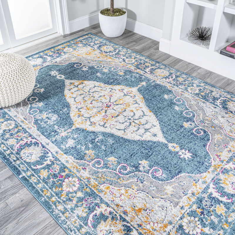 Zelda Bohemian Cottage Medallion Area Rug