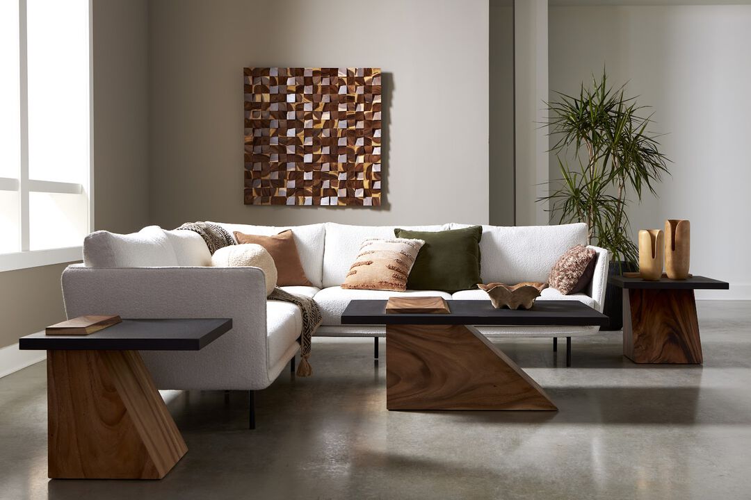 Interval Small Wood Vase