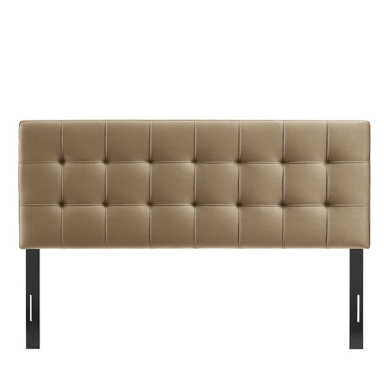Lily Stain-Resistant Performance Velvet Full Size Headboard image number 4