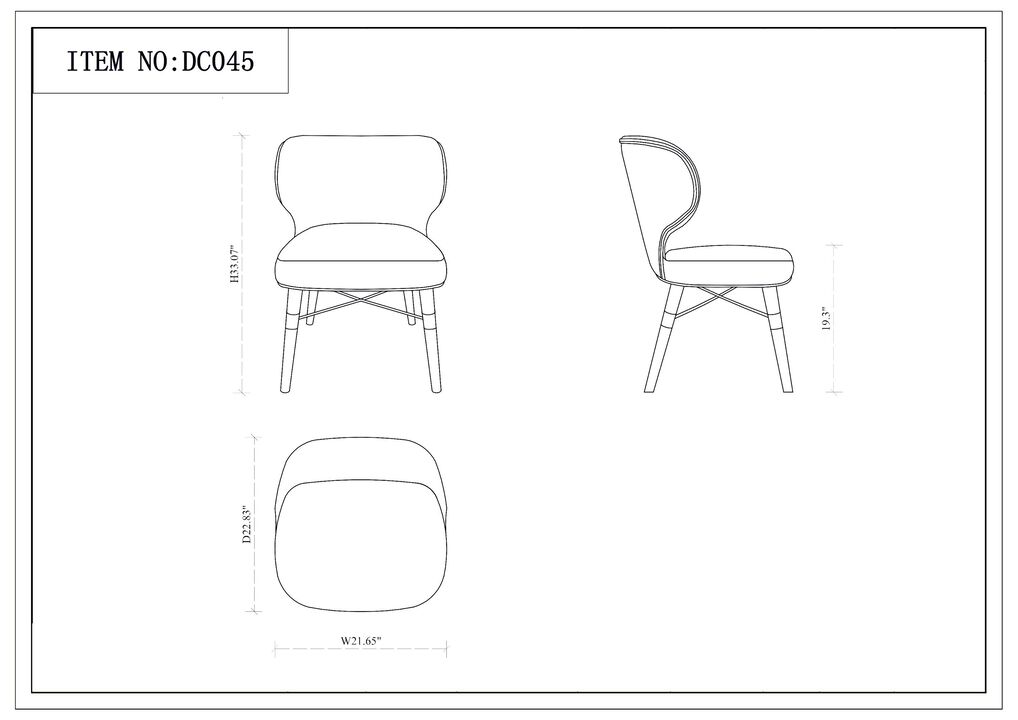 Strine Blue Dining Chairs (Set of 2)