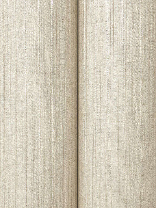 Silk Spun Khaki Tactile Stripe Wallpaper