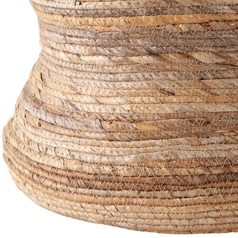 16x15" Curvy Banana Leaf Vase, Natural image number 4