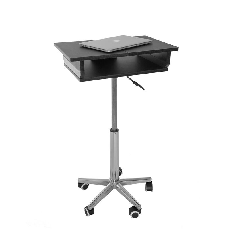 Folding Table Laptop Cart, Graphite image number 6