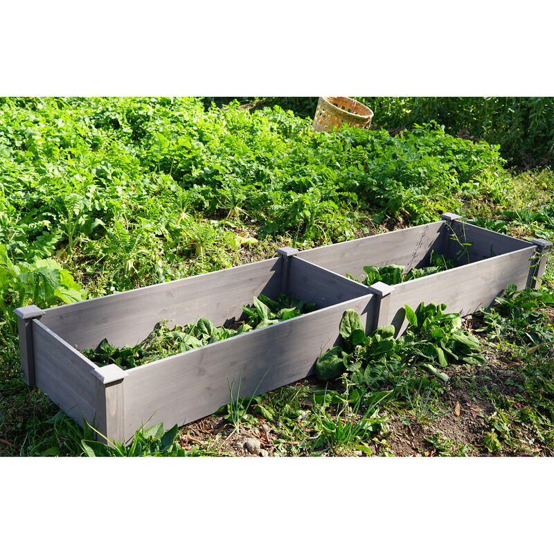 Streamdale 96'' Raised Garden Bed with Tool-Free Assembly image number 5