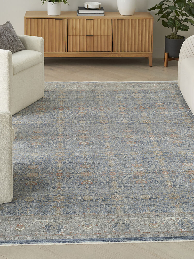 Starry Nights STN08 Light Blue 5'3" x 7'3" Rug