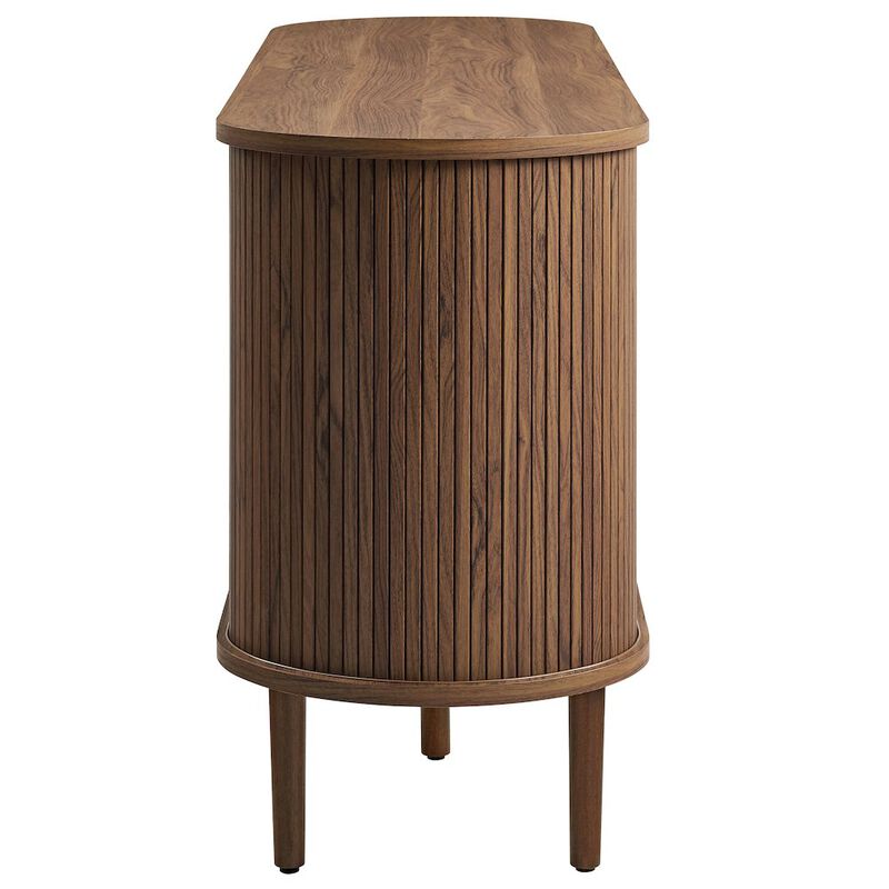 Harlan 67" Fluted Oval Sideboard Cabinet image number 4