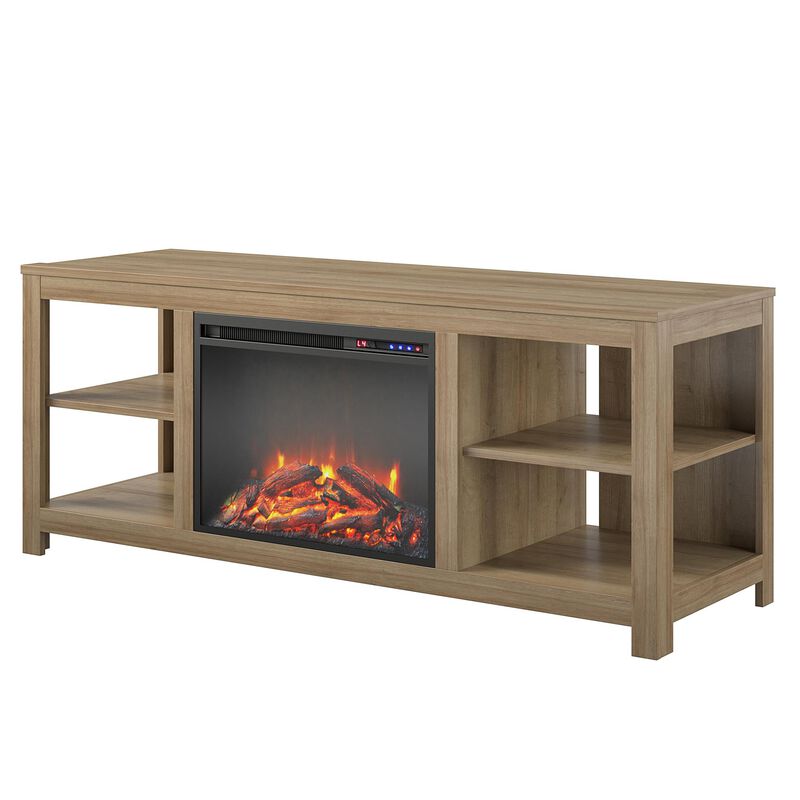 Melville Electric Fireplace Console TV Stand for TVs up to 65"
