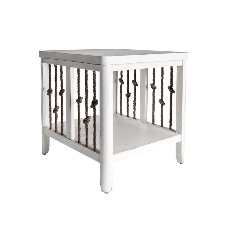 Liberty Furniture Dockside End Table in White image number 0