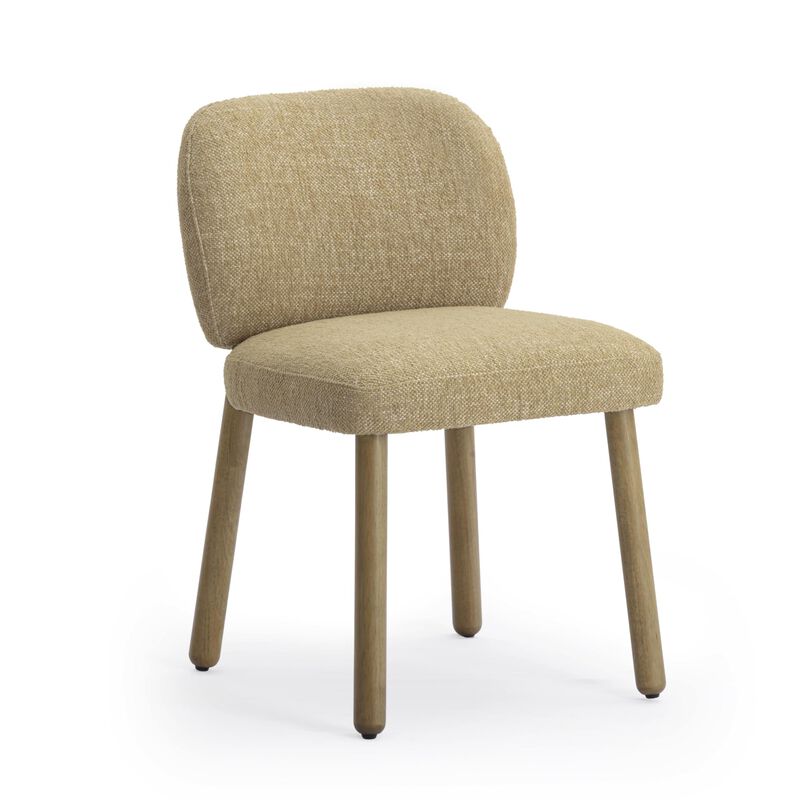 Tov Furniture Foxy Honey Textured Fabric Dining Chair image number 0