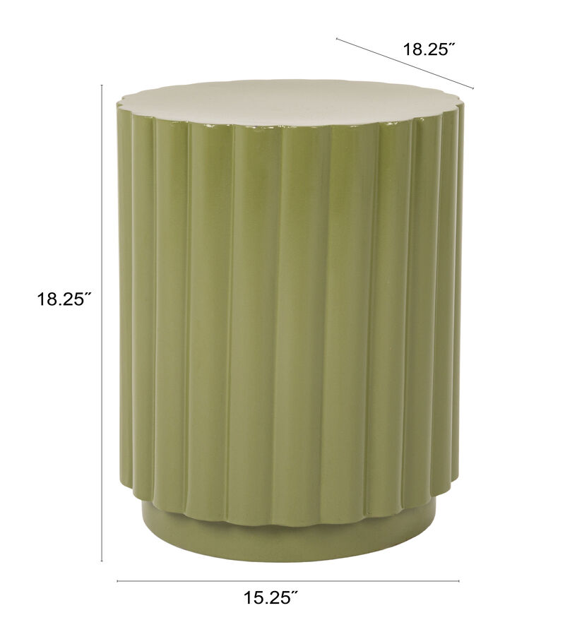 Rowena Interiors Verdant Metal Accent End Table image number 3