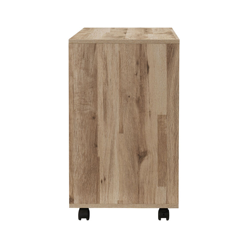 3-Drawer 39in. W File Cabinet for Home Office, Mobile Lateral File Cabinet, Printer Stand with Open Storage Shelves for Kids Room