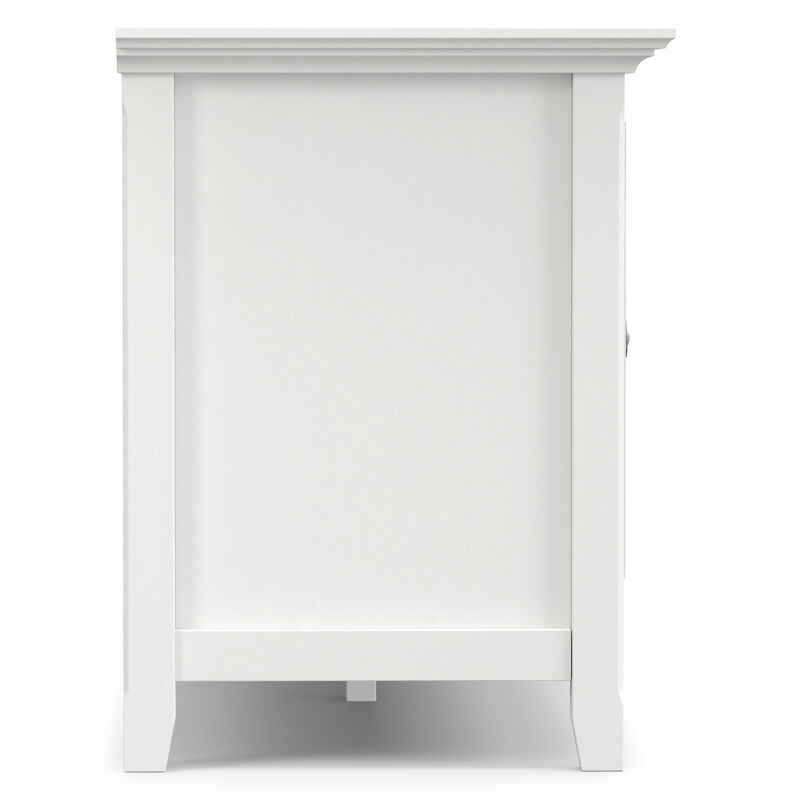 Amherst 72 inch Wide Solid Wood Transitional TV Stand in White image number 6
