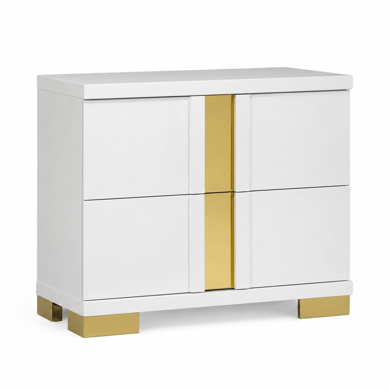 3pc Bedroom Set, Wood, 2 Nightstands image number 3