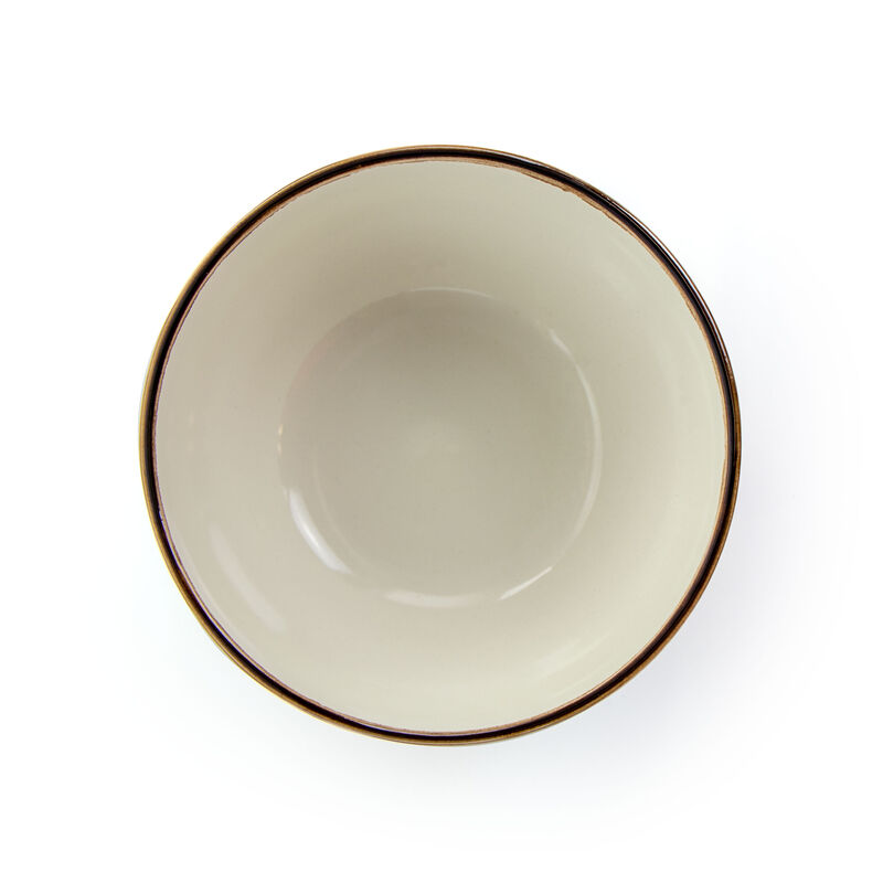 Elama Contessa 16 Piece Embossed Scalloped Stoneware Dinnerware Set in Ivory