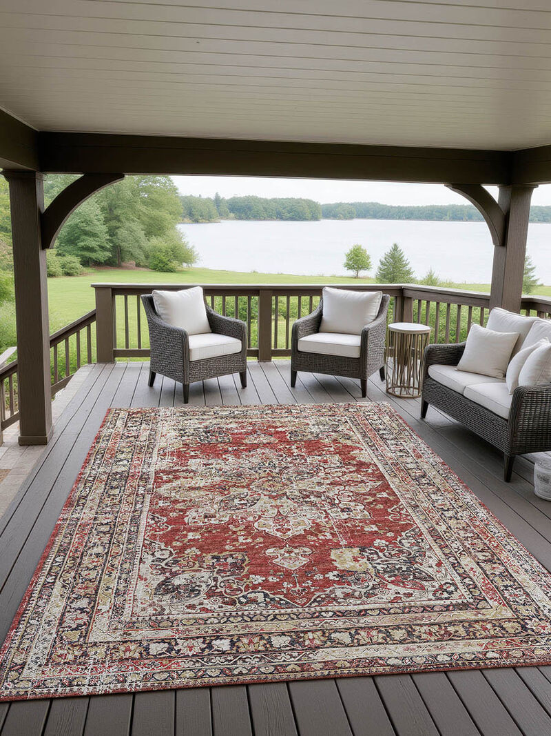 Jericho JC6 Garnet 9' x 12' Rug