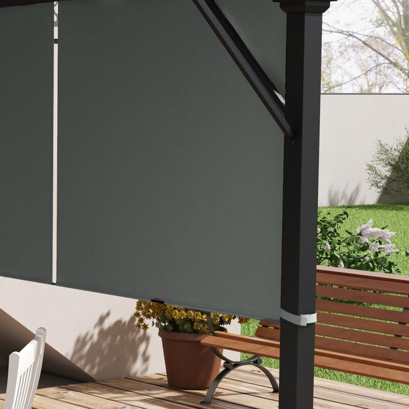 Hivvago 10x10 Pergola Replacement Canopy Set of 2 image number 7