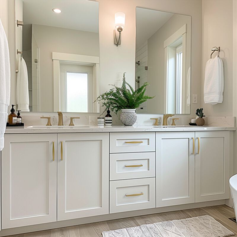 Hestia Hardware 10 Pack 5 Inch New Curved Modern Cabinet Bar Pulls image number 2