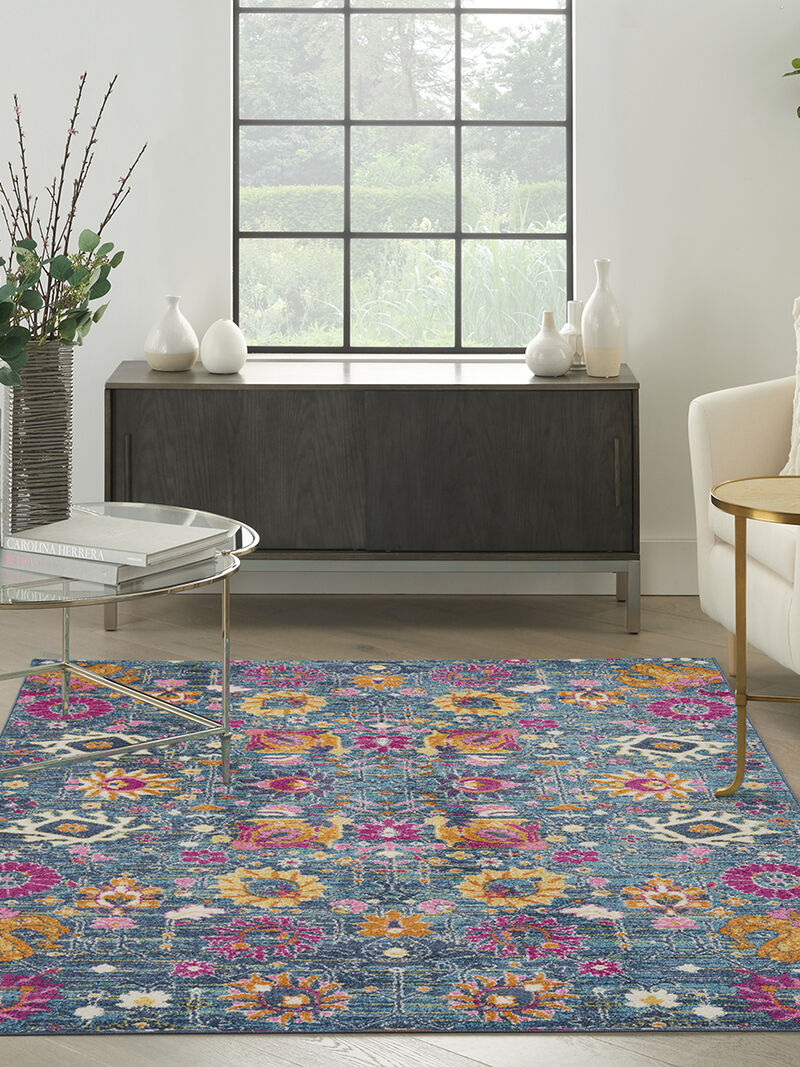 Passion PSN01 Denim 3'9" x 5'9" Rug