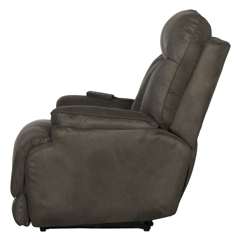 Catnapper Anders Power Lay Flat Recliner with Power Headrest, Power Lumbar, Heat & Massage