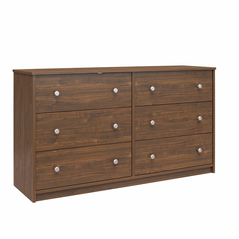 Ameriwood Home Ellery 6 Drawer Wide Dresser