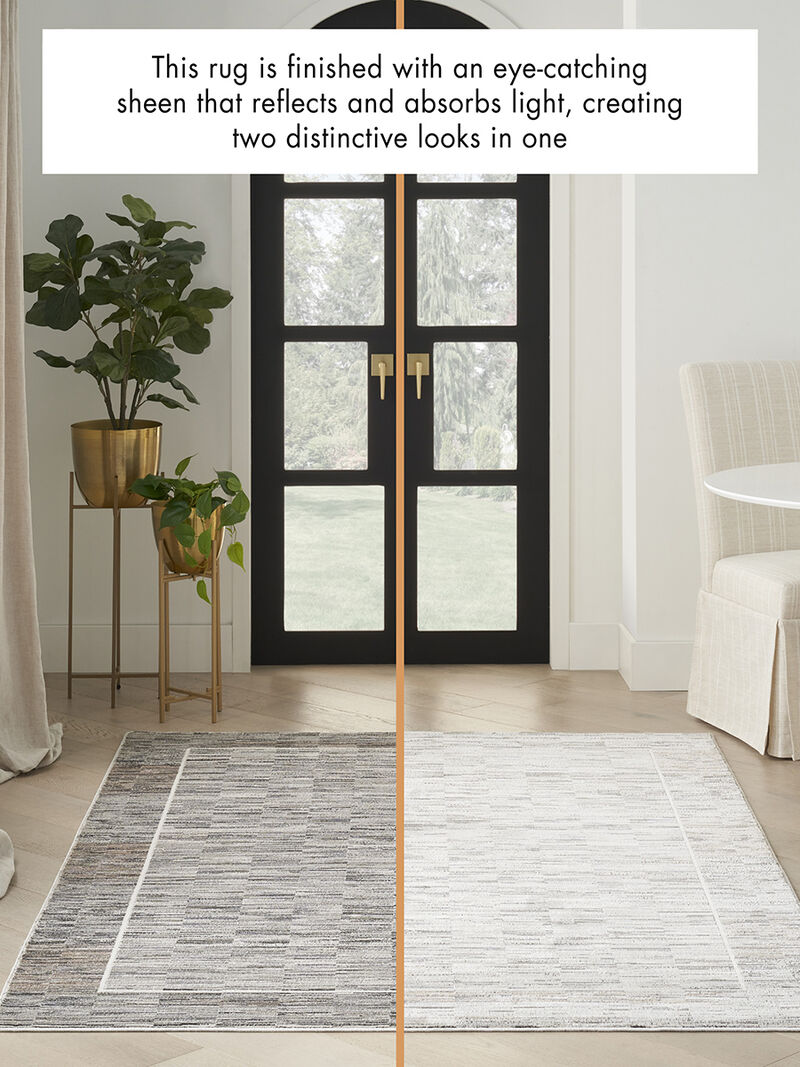 Desire DSR02 Charcoal/Gray 7'10" x 9'10" Rug