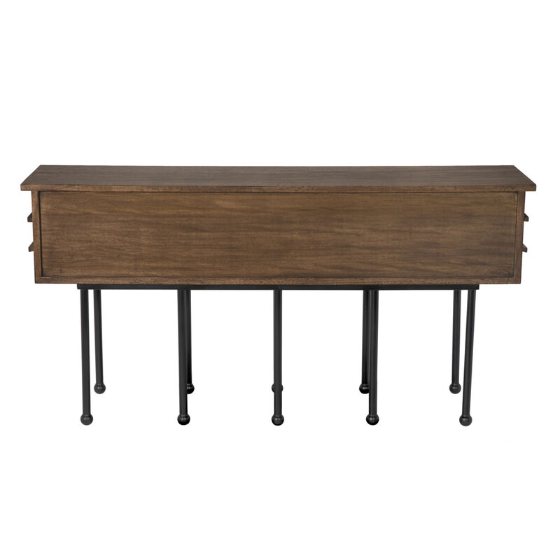Oliver Console, Dark Walnut
