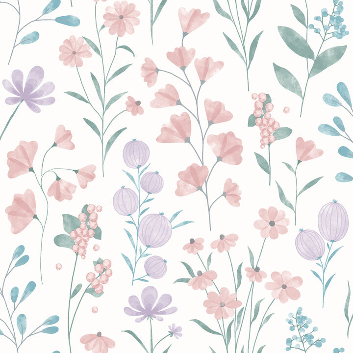 Floral Candy Wallpaper