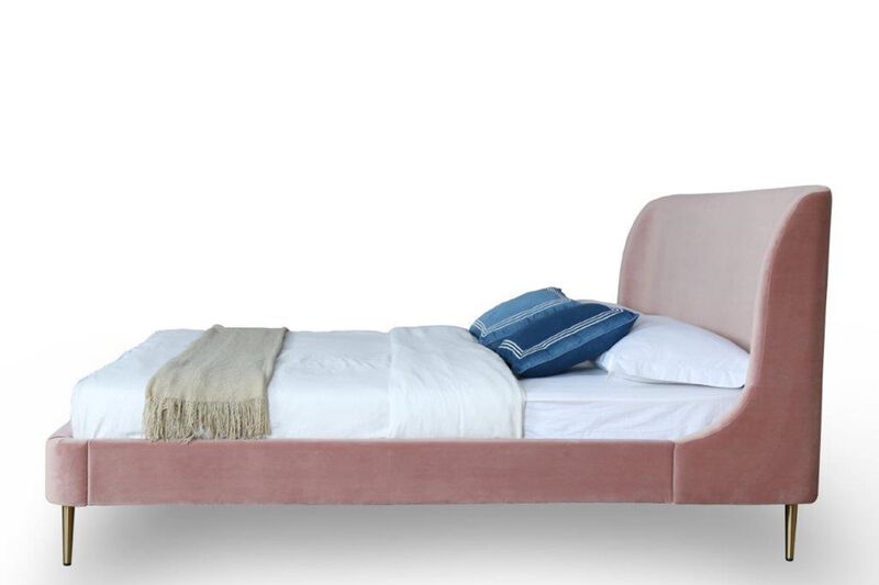 Heather Queen Bed in Blush