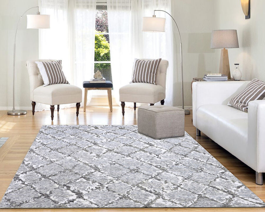 Malibu 84060 Ivory 8' x 10' Rug